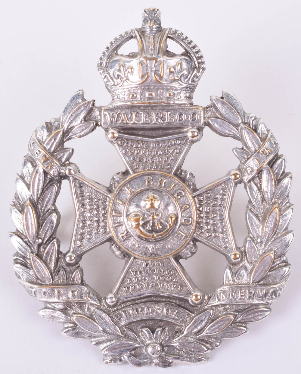 Scarce Rifle Brigade Cap Badge 1903-10