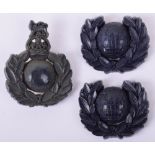 WW2 War Economy Plastic Royal Marines Beret Badge and Collar Badges