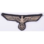 WW2 German Army Panzer Wrap-Over Tunic Breast Eagle