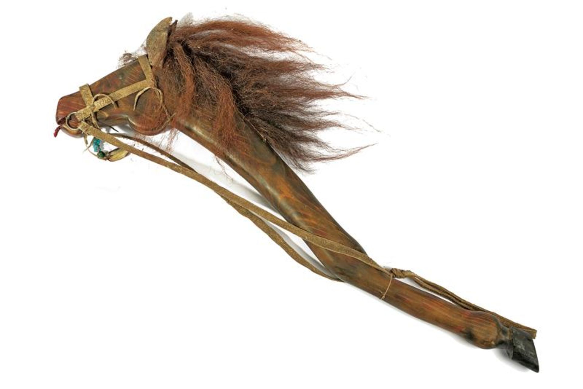 A rare Lakota Sioux Horse Dancing Stick