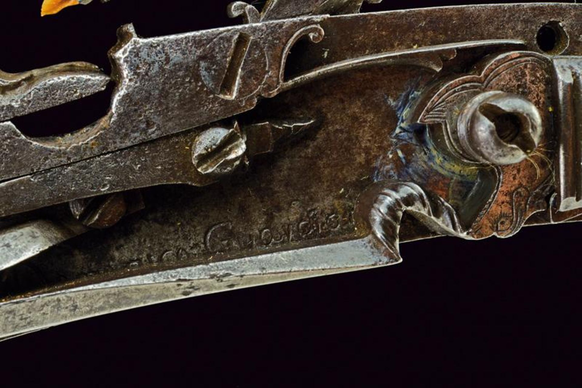 A beautiful snaphaunce flintlock by Domenico Guardiani - Image 3 of 8