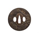 A big tsuba for a katana