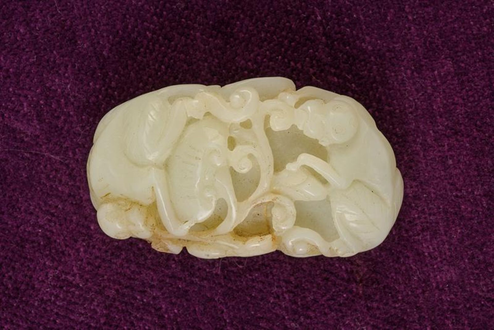 A sculptured jade artifact