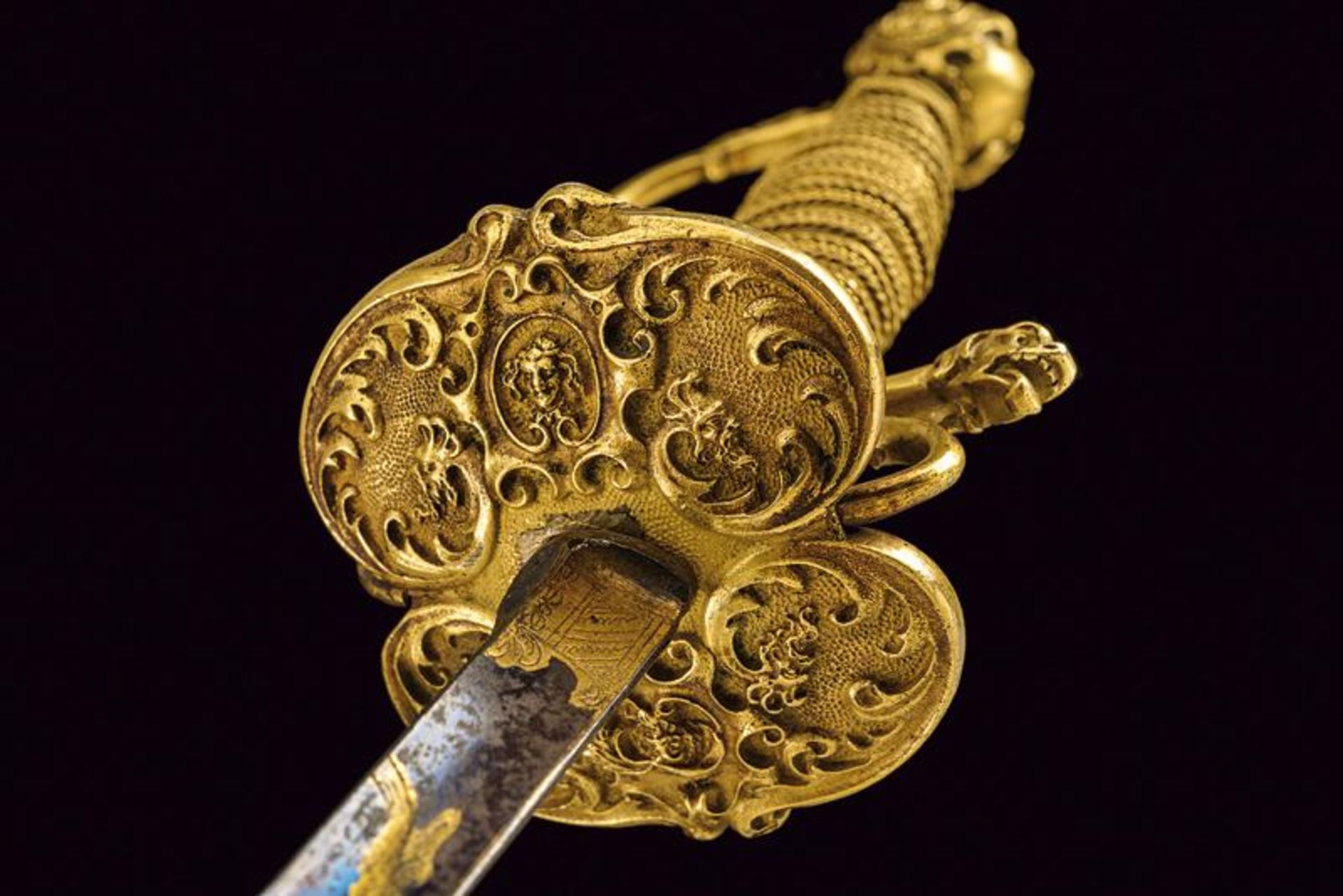 A fine court small sword - Image 3 of 7