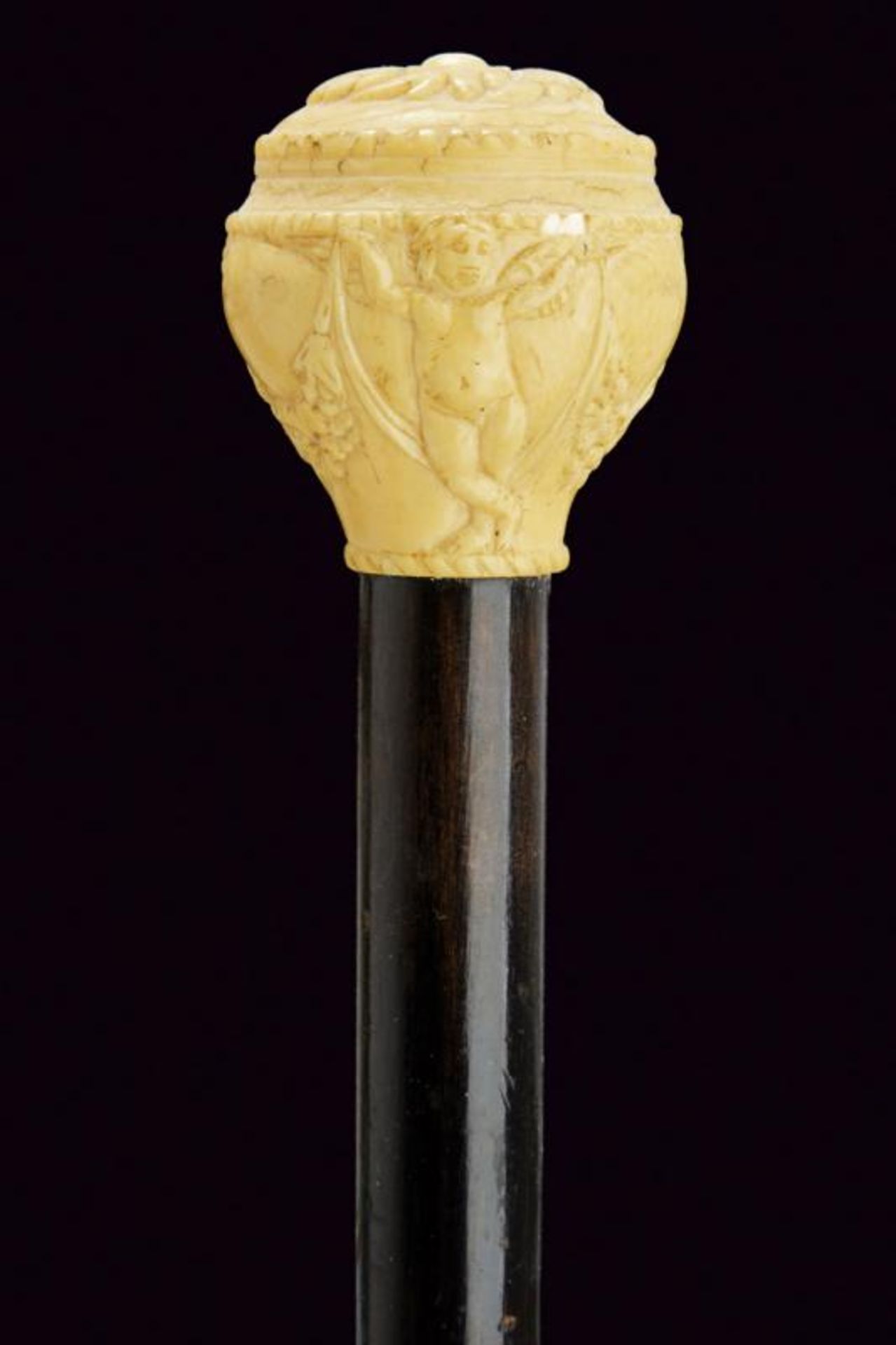 A walking stick with carved ivory grip - Image 2 of 4