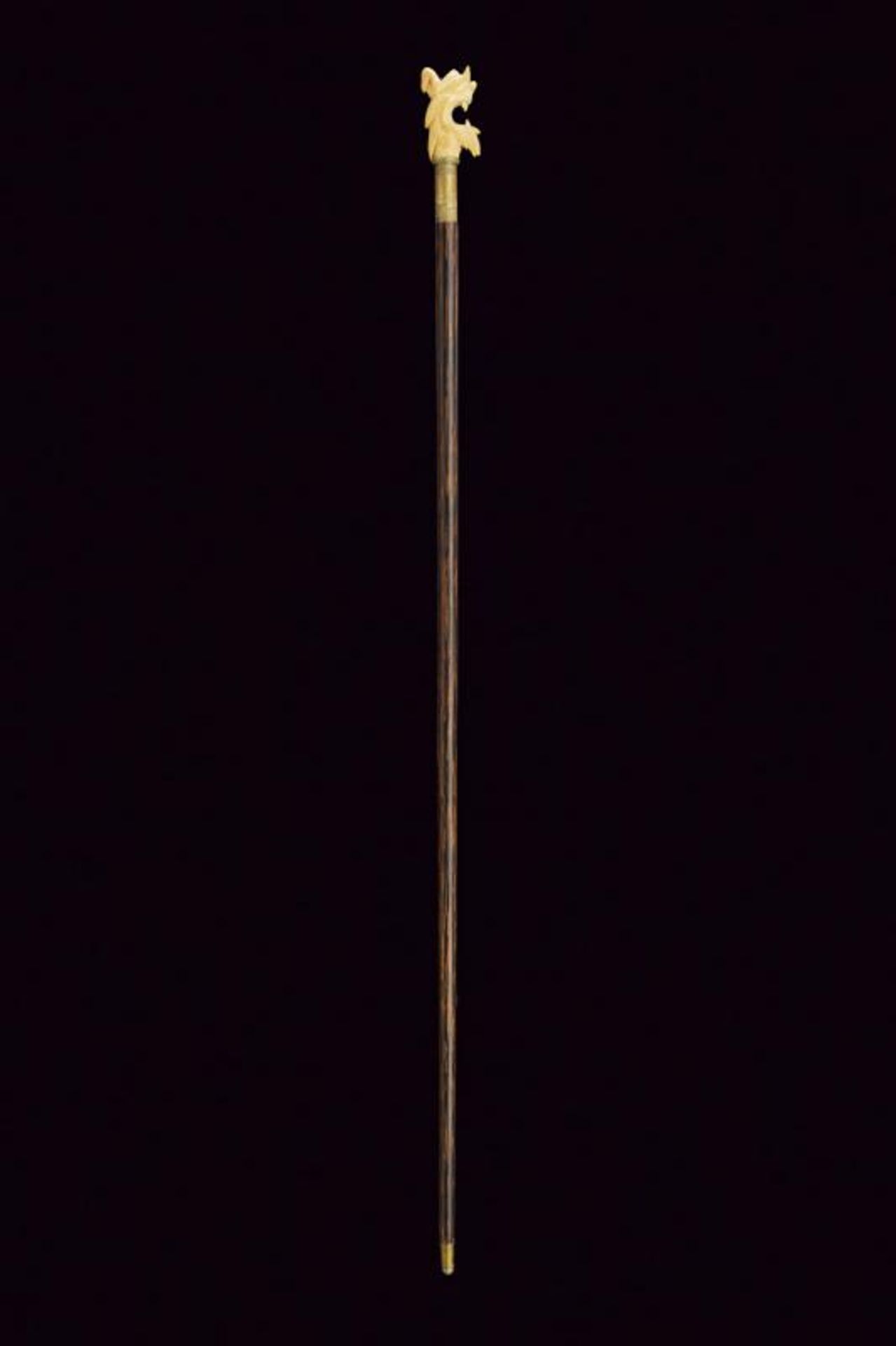 A walking stick with carved ivory grip - Image 4 of 4