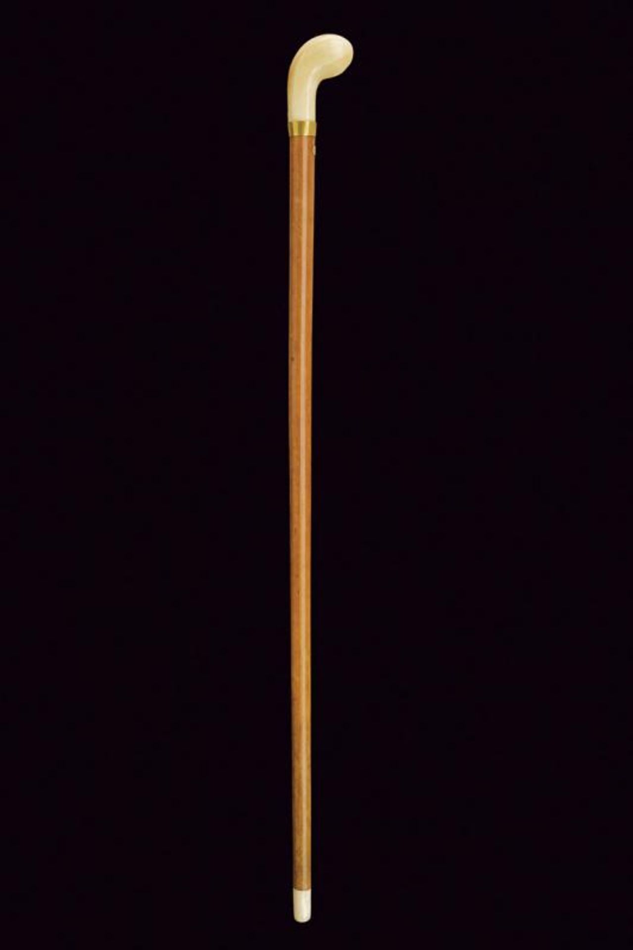 A walking stick with carved ivory grip - Image 4 of 4