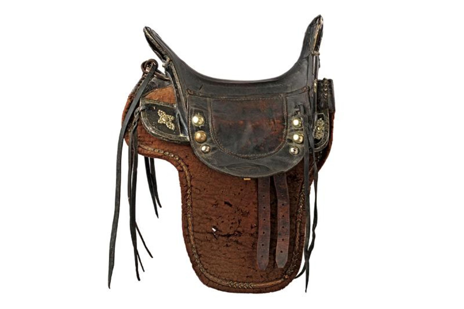 A silver-nielloed mounted saddle - Bild 2 aus 5