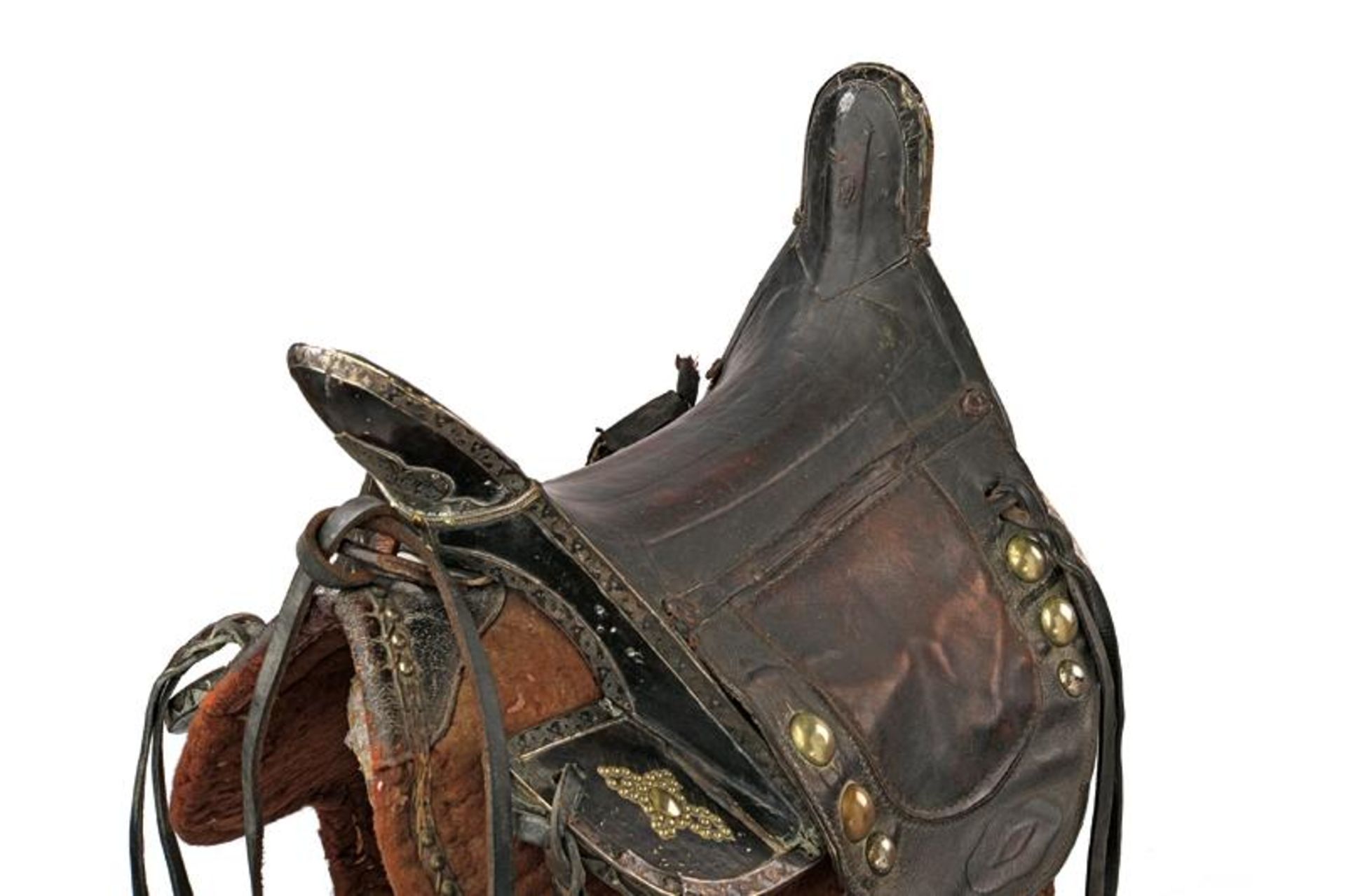 A silver-nielloed mounted saddle - Bild 5 aus 5