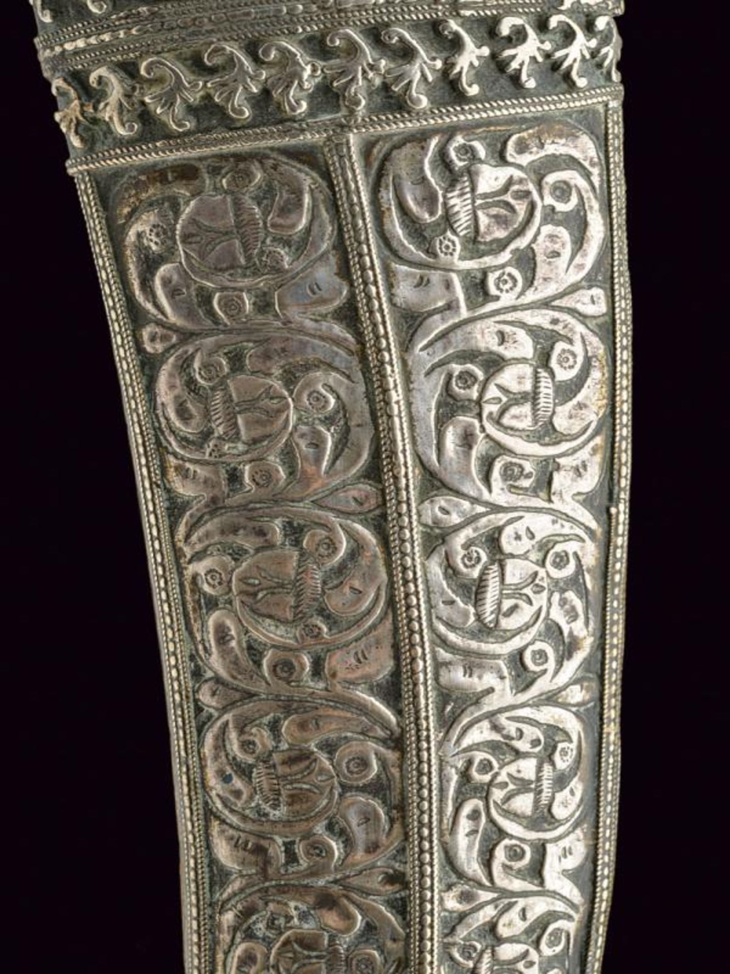A silver mounted kandshar - Image 4 of 5