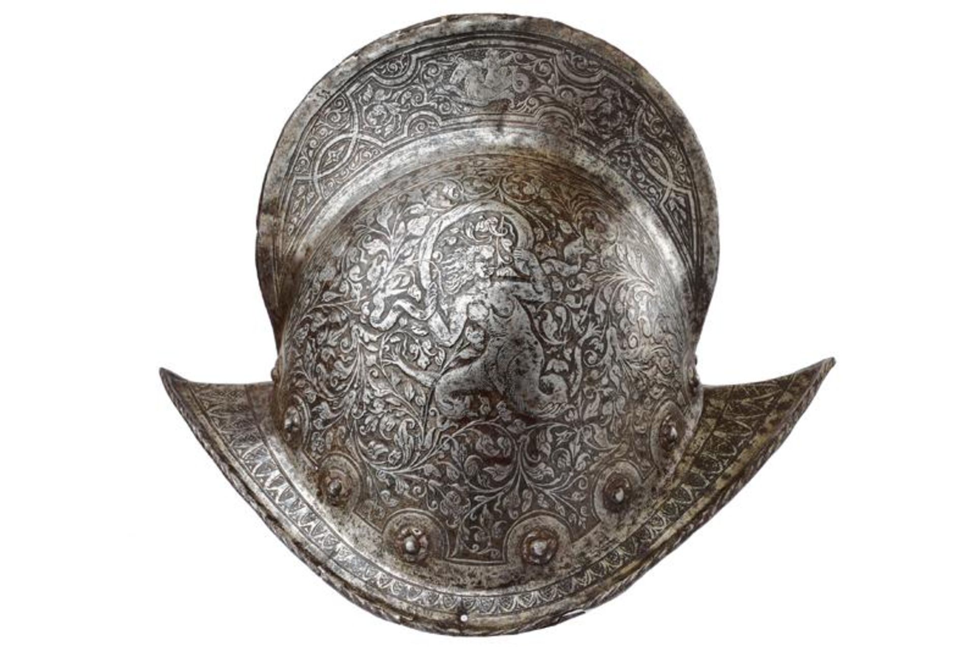 An engraved morion - Image 7 of 7