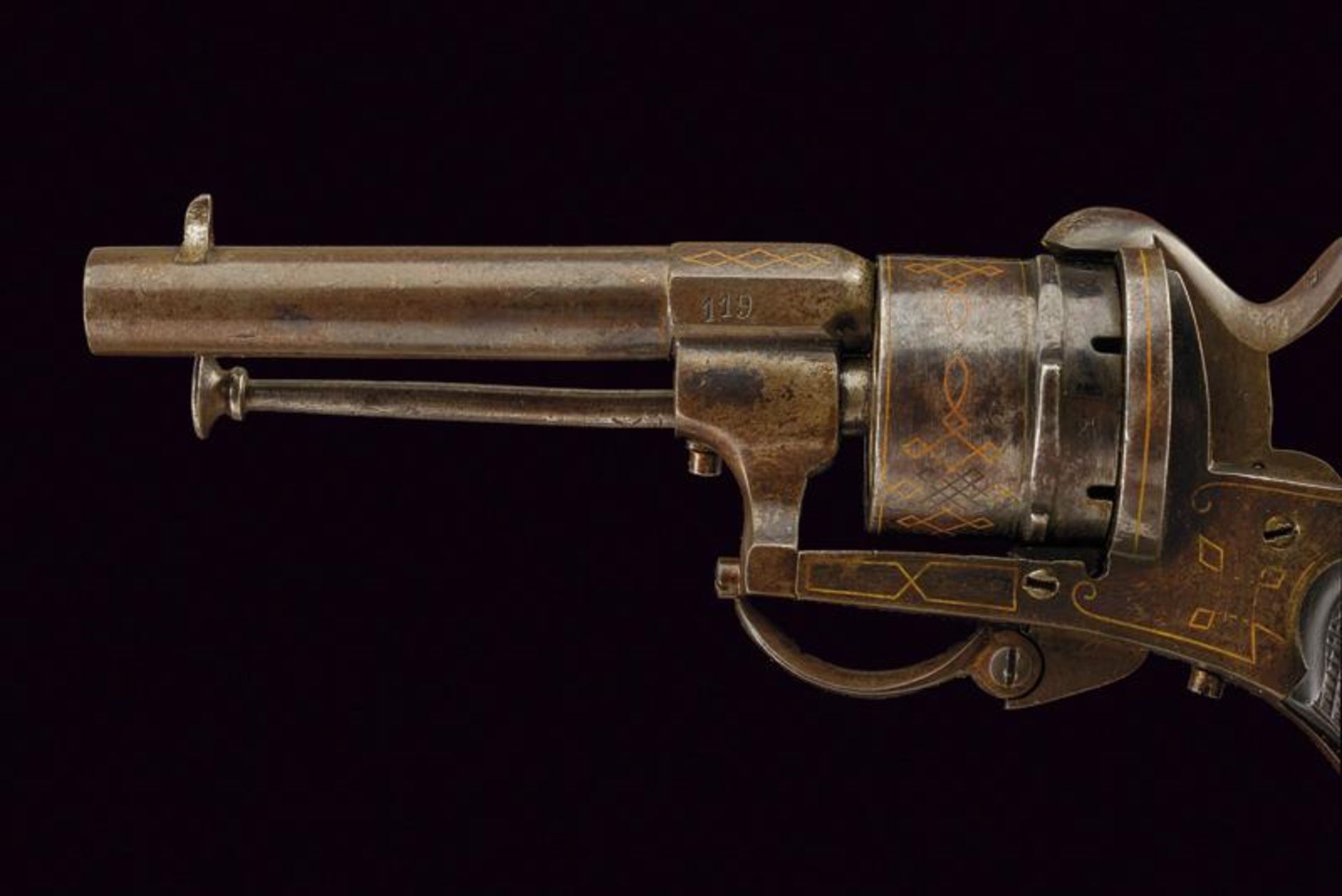 A pinfire revolver - Bild 2 aus 2