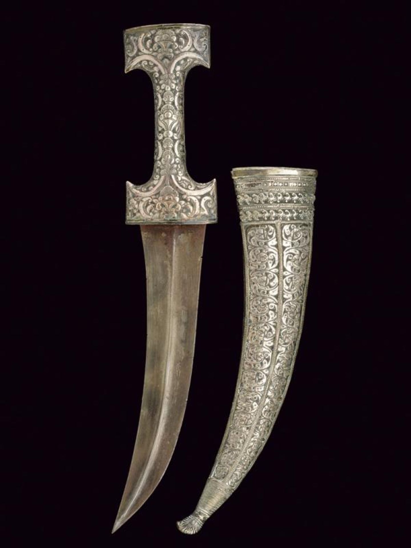 A silver mounted kandshar - Image 5 of 5