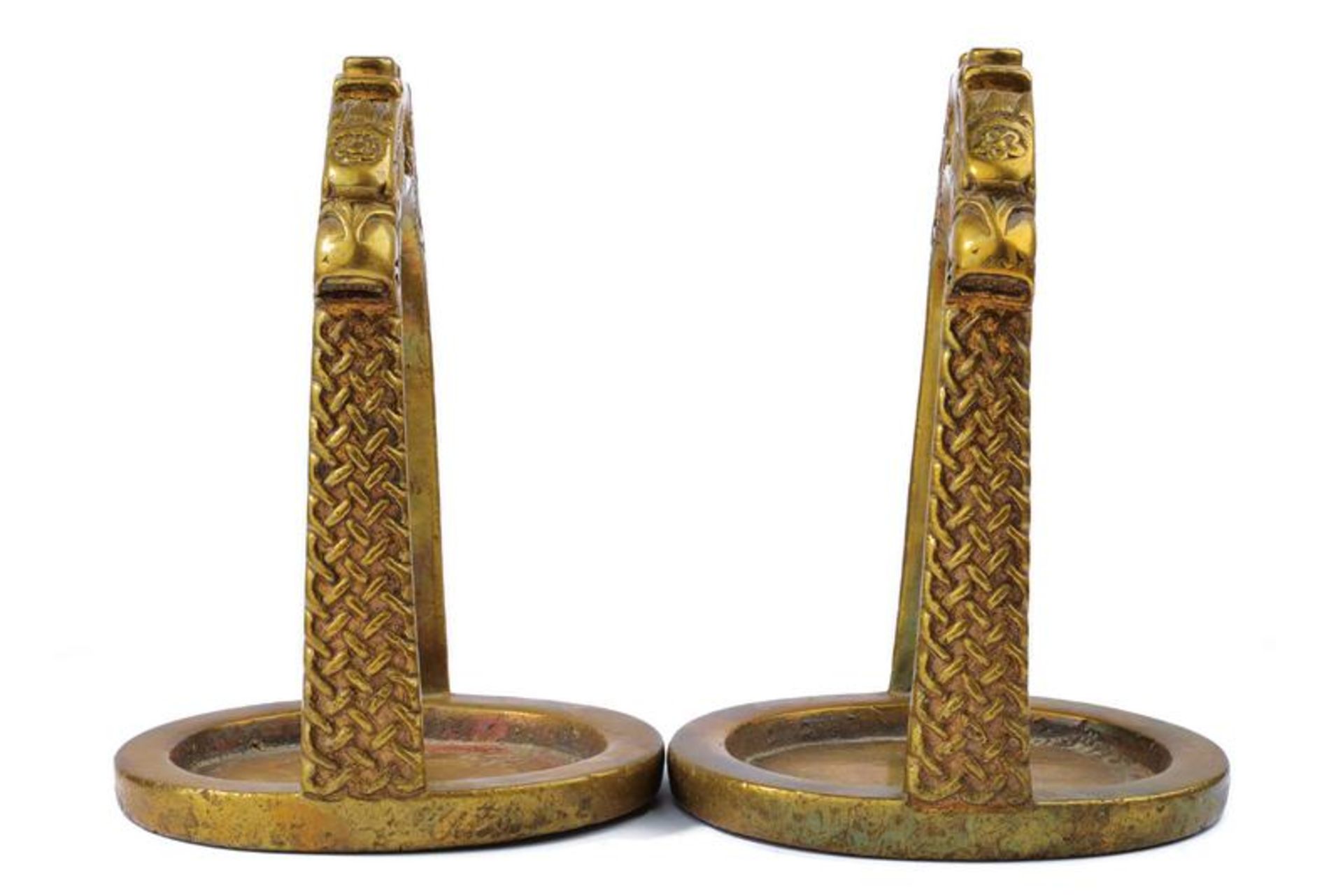 A rare pair of stirrups - Image 2 of 4