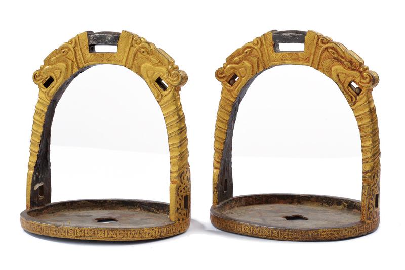 A fine pair of stirrups