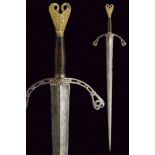 An estoc sword