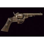 A fine Delvaux pin-fire revolver