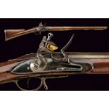 A rare and interesting flintlock gun