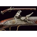 A beautiful flintlock pistol in style of the second half of the 17th Century