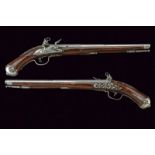 A fine pair of flintlock pistols