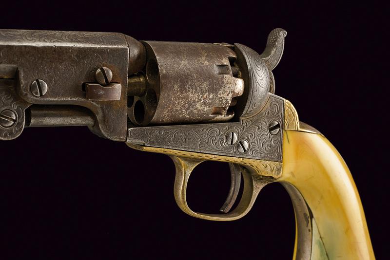 An engraved Colt Model 1849 Pocket Revolver - Image 2 of 3