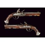 A pair of flintlock pistols from the property of General Giuseppe Alessandro Thaon de Revel