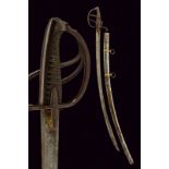 An 'a la Chasseur' officer's sabre