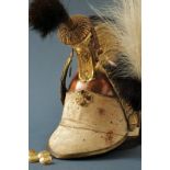 A extremely rare napoleonic dragoon officer's helmet