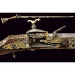 A snaphaunce flintlock gun