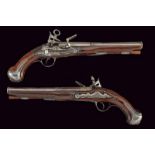 An elegant pair of miquelet pistols signed Arguiano