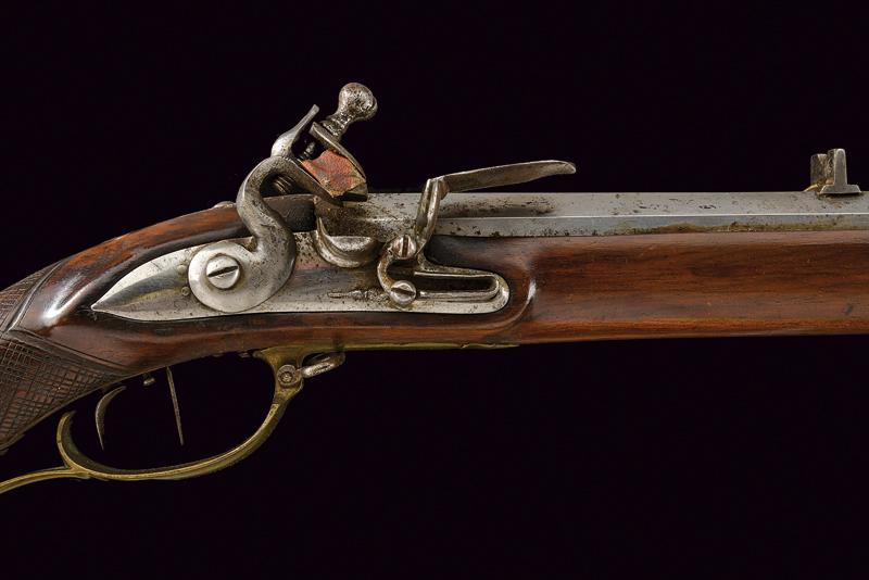A hunting flintlock rifle - Image 2 of 4