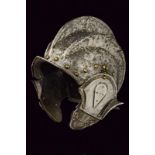 A three comb helmet