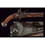 A flintlock pistol by Ferdinando Minelli