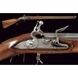 A flintlock rifle