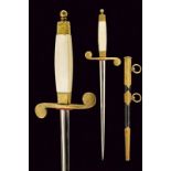 An 1803 model navy officer's dagger