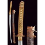 An 1894/98 model shin gunto officer's katana