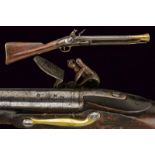 A flintlock blunderbuss