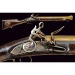 A flintlock blunderbuss, property of Louis des Balbes de Berton de Crillon, 1st Duke of Mahón