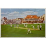 'Scarborough Cricket Festival', limited edition colour print no.