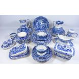 Copeland Spode Italian pattern dinnerware to include seven dinner plates, twelve side plates,