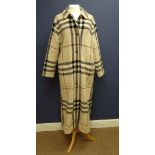 Burberry Full length wool coat, approx size 16 Condition Report <a href='//www.