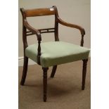 Regency period mahogany elbow chair Condition Report <a href='//www.