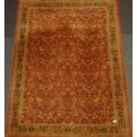 Axminster-type Persian pattern carpet,