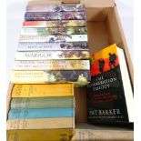 Set of nine Allan Mallinson historical fiction books,