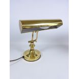 Brass bankers desk lamp Condition Report <a href='//www.davidduggleby.