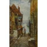 Tin Gaut Whitby, watercolour signed by John Wynne Williams (British fl.1900-1920), 23.