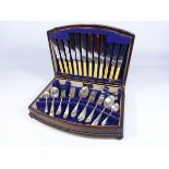 Canteen of Viners silver-plated cutlery for six,