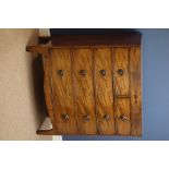 Early 19th century mahogany bow front chest of two short & three long drawers,