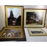 Collection of 20th century colour prints including Contemporary and Old Master pictures max 60cm x