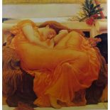 Flaming June, 20th century colour print after Lord Frederic Leighton (British 1830-1896),